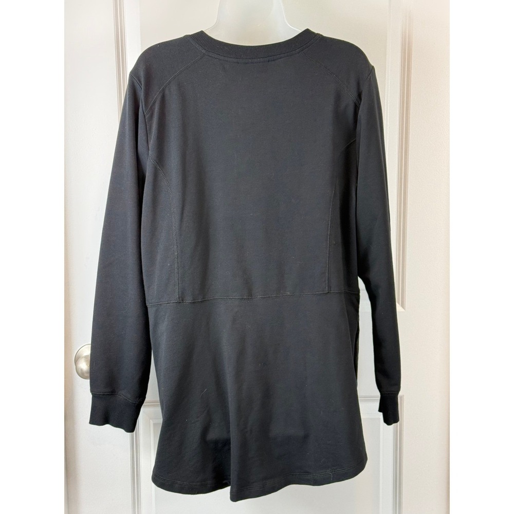 Denim Company Black Full Zip Cardigan Jacket Womens L Long Sleeve Large - Picture 7 of 10